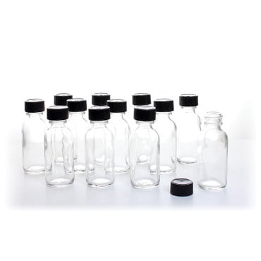 1 oz. Glass Bottles - Set Of 12 image 0